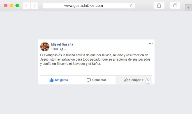 Comparte el evangelio