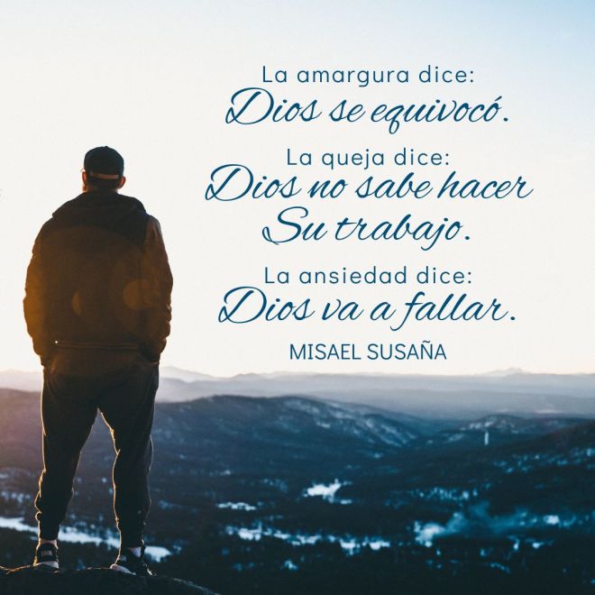 Amargura, Queja, Ansiedad
