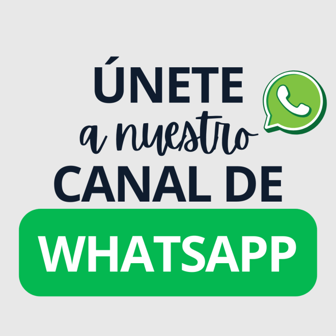 ¡Únete a nuestro canal de Whatsapp!